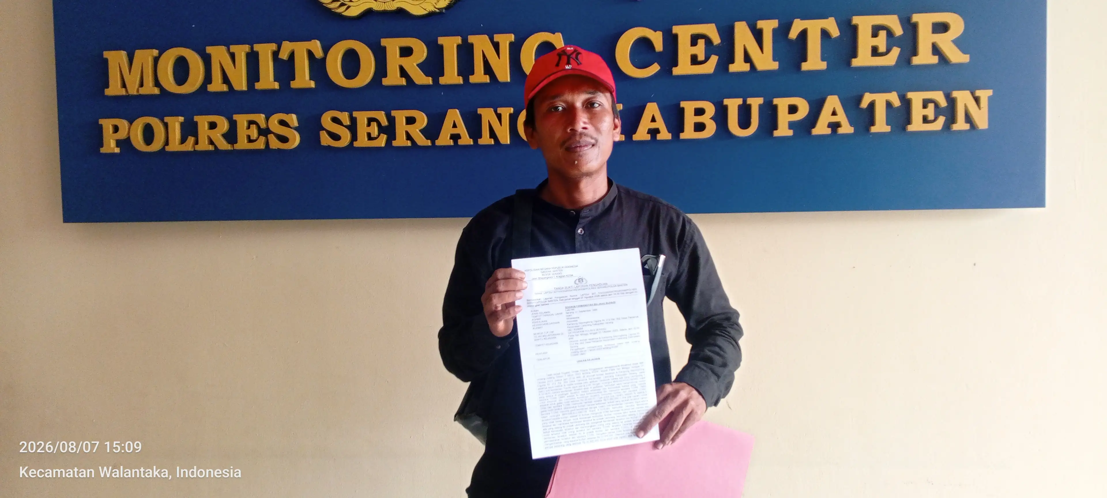 Diduga Gelapkan Mobil dengan Modus Gadai, Warga Carenang Resmi Laporkan Terlapor ke Polres Serang, Korban Berharap Keadilan Ditegakkan